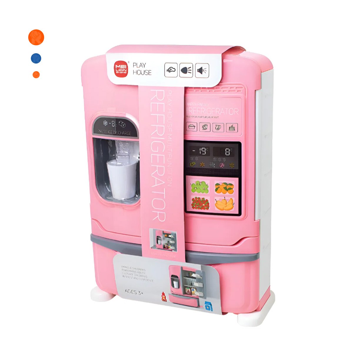 CENTRO DE REFRIGERADOR DE JUEGO PARA CASA CON INTERACCION INFANTIL Y+PAPEL REGALO - 1