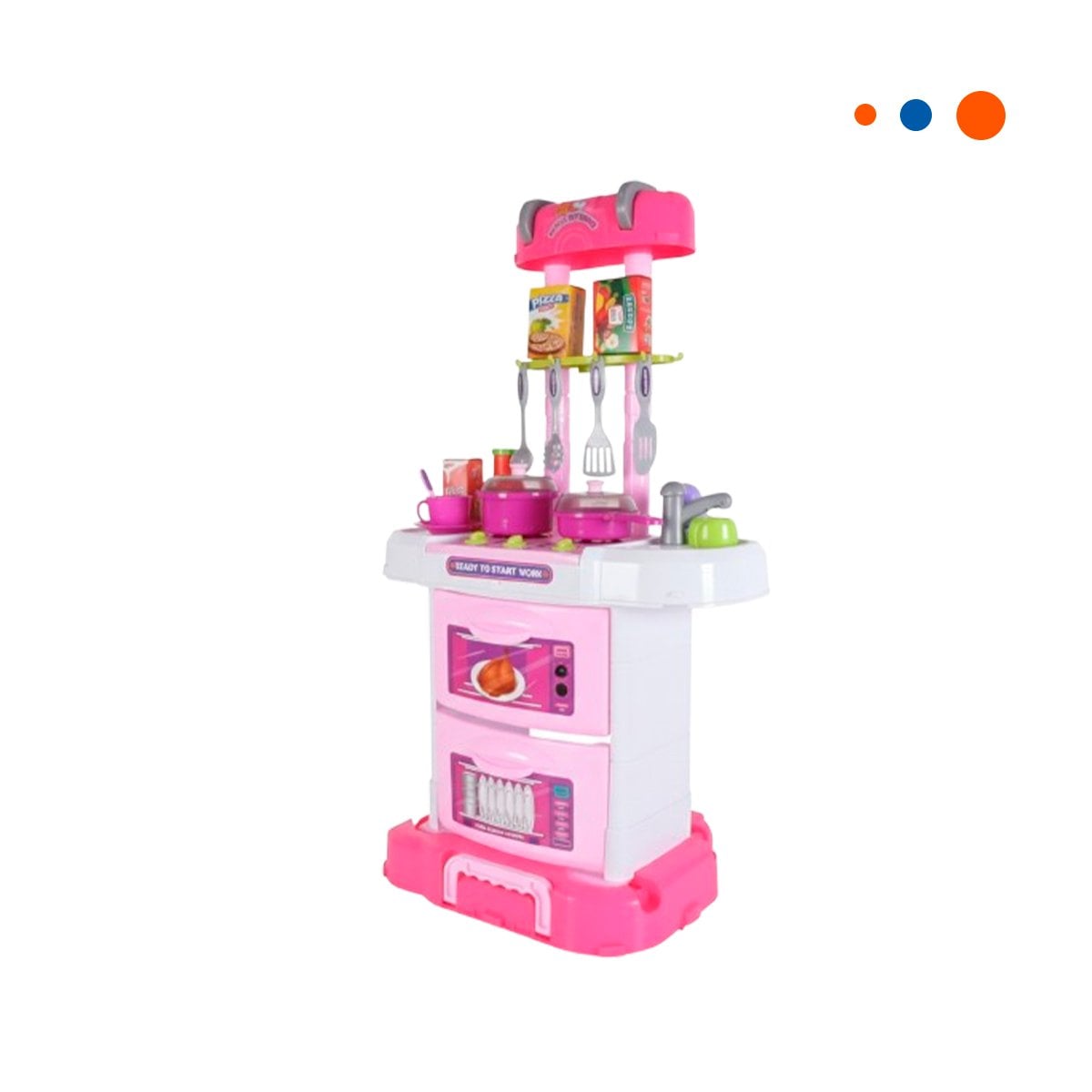 PACK4 FORMATO COCINA MALETIN TRES EN UNO SET DE FANTASIA Y+PAPEL REGALO - 3