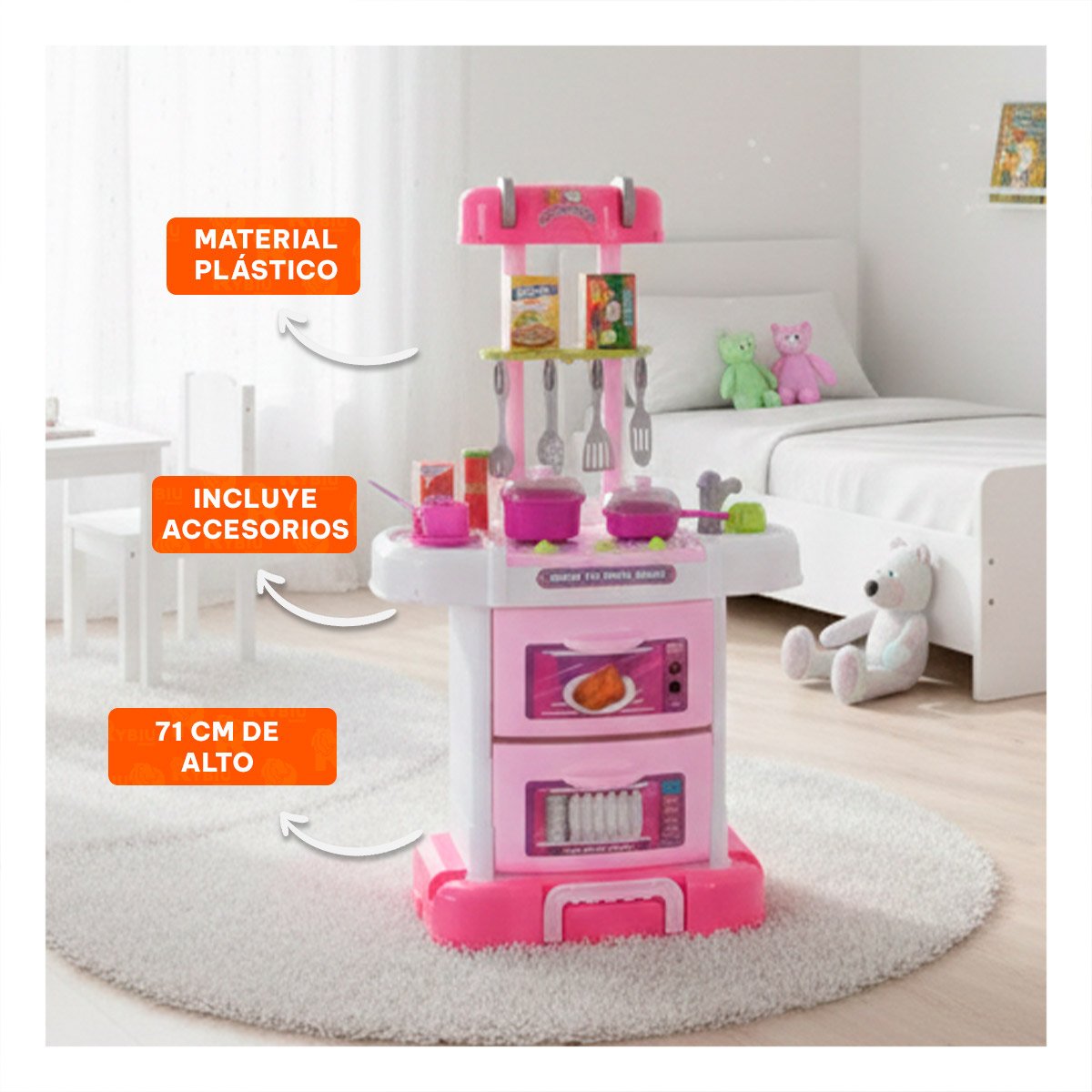 ZONA COCINA MALETIN TRES EN UNO ACCESORIOS CREATIVOS Y+POST IT - 2