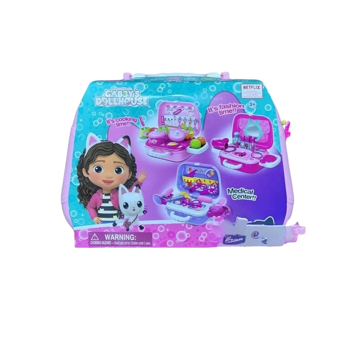PACK2 PAQUETE DE COCINA CHEF INFANTIL CON PERSONAJE EN LONCHERA PARA HOGAR Y+REGALO STICKER - 2