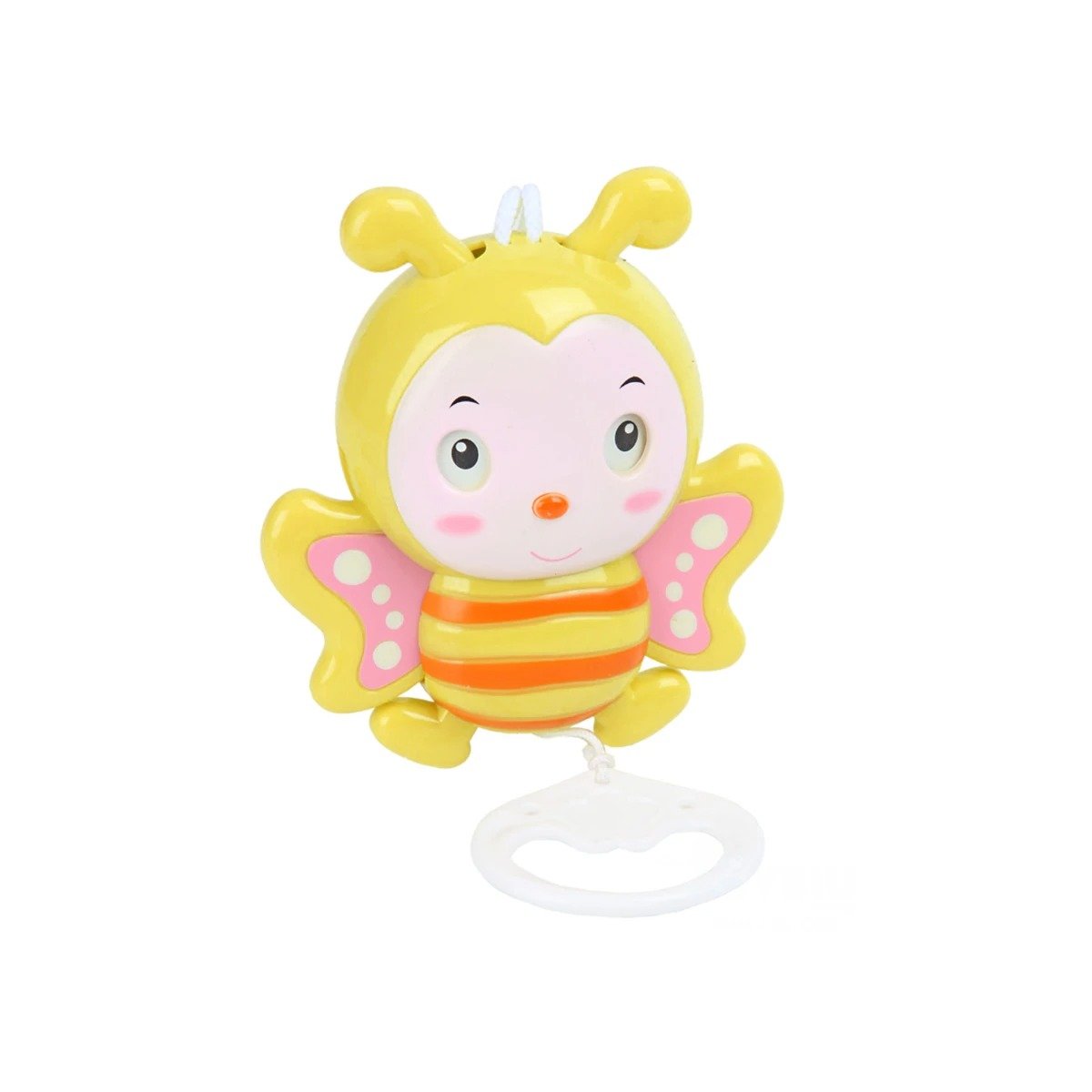 PACK4 JUGUETE ABEJA MUSICAL A CUERDA AMARILLO PARA BEBE HOGAR SONIDO NATURAL Y+PAPEL REGALO - 3