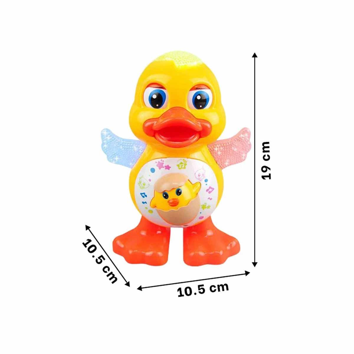 ARTICULO LUDICO PATO INTERACTIVO MUSICAL CON LUCES LED PARA CASA Y+POST IT - 4