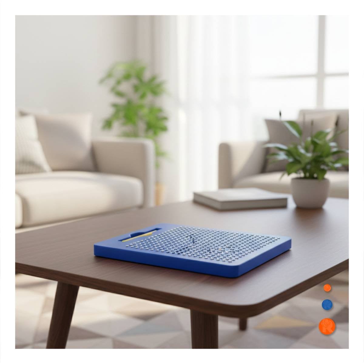 AREA MAGNETICA AZUL PARA ESCRITORIO DE OFICINA Y USO DOMESTICO DIARIO Y+PAPEL REGALO - 2
