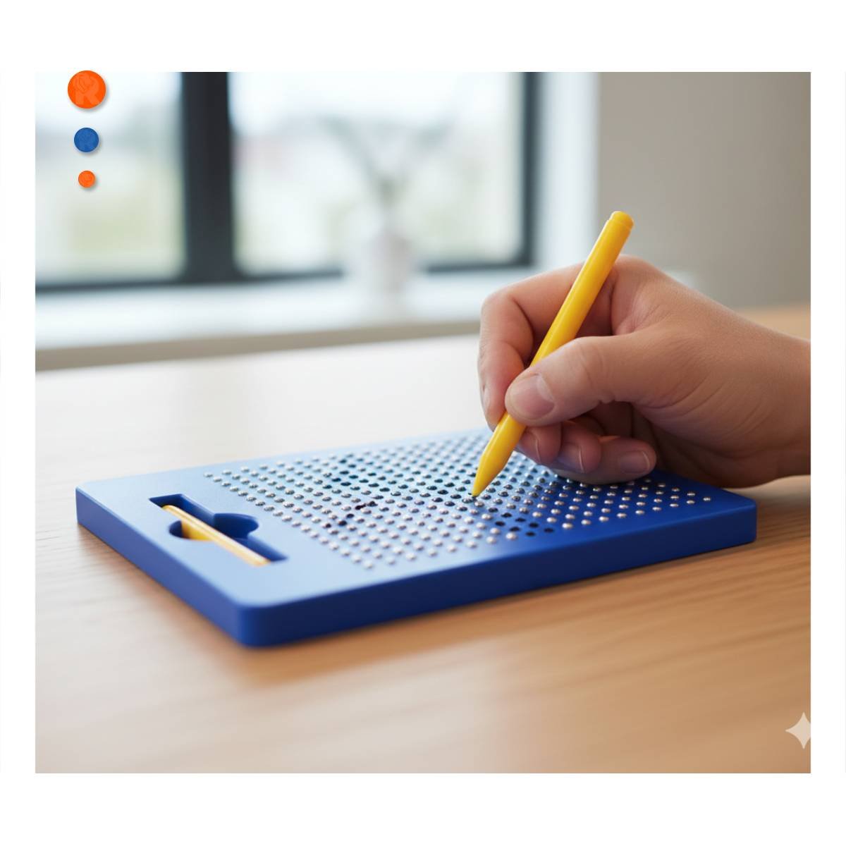 PACK2 LAMINA AZUL MAGNETICA PARA ESCRITORIO DE OFICINA Y HOGAR - 2