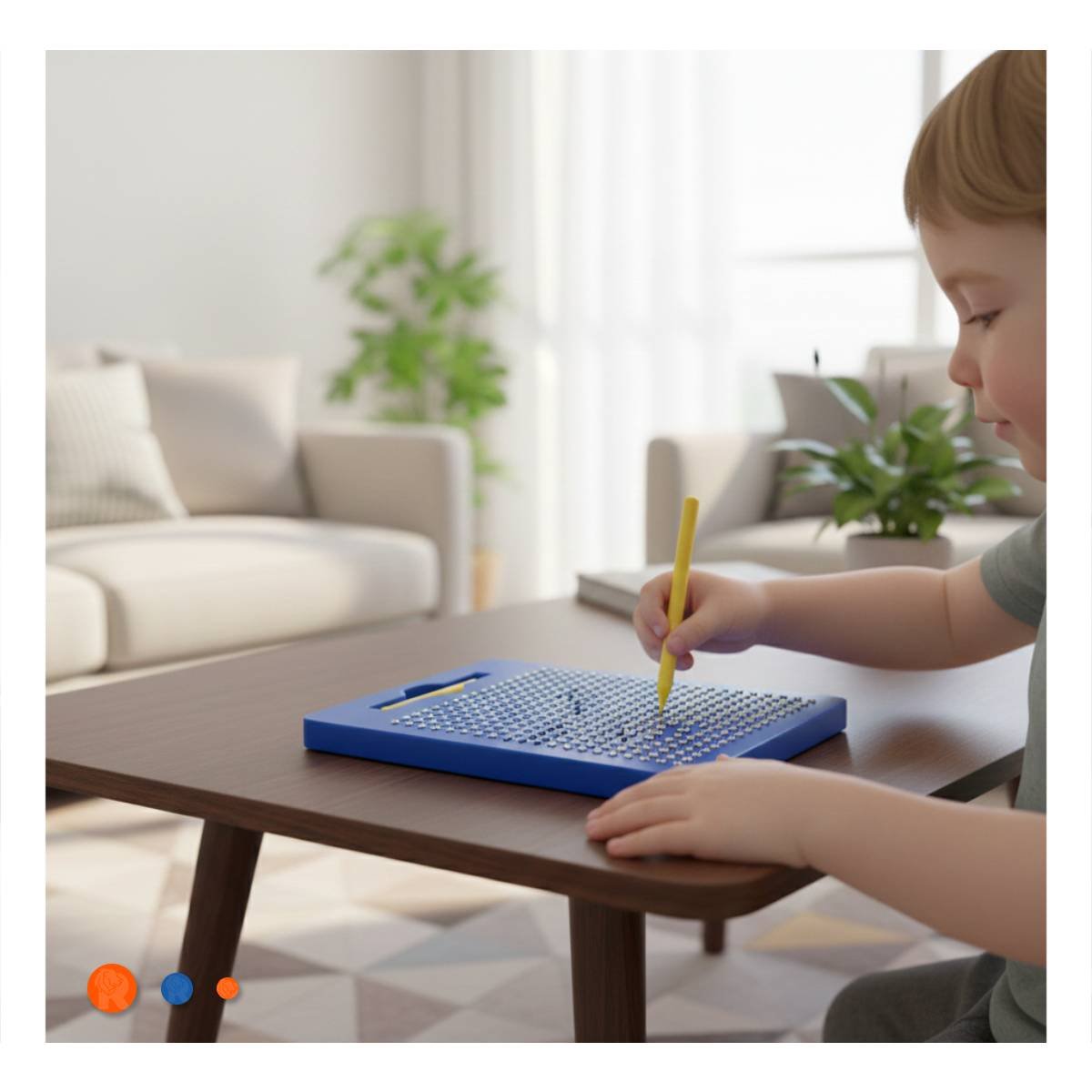 PACK2 LAMINA AZUL MAGNETICA PARA ESCRITORIO DE OFICINA Y HOGAR - 3