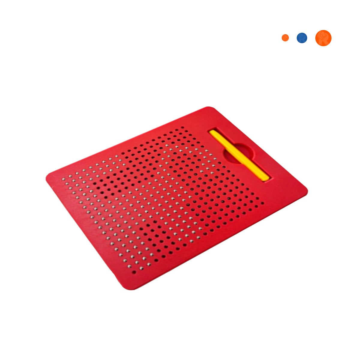 PACK4 PLANO VISUAL MAGNETICO ROJO PARA USO DIARIO EN OFICINA Y+PAPEL REGALO - 3