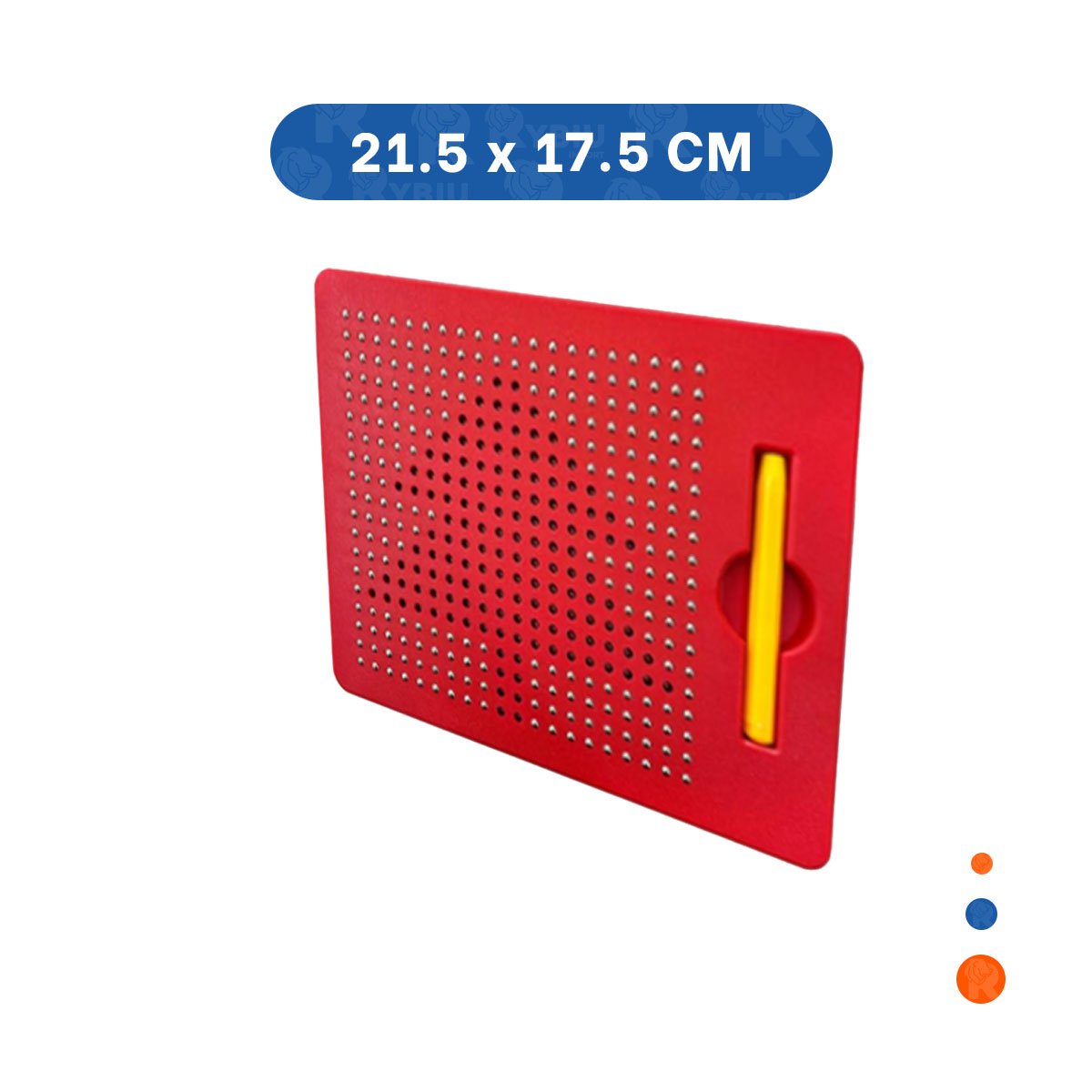 PACK4 PLANO VISUAL MAGNETICO ROJO PARA USO DIARIO EN OFICINA Y+PAPEL REGALO - 4