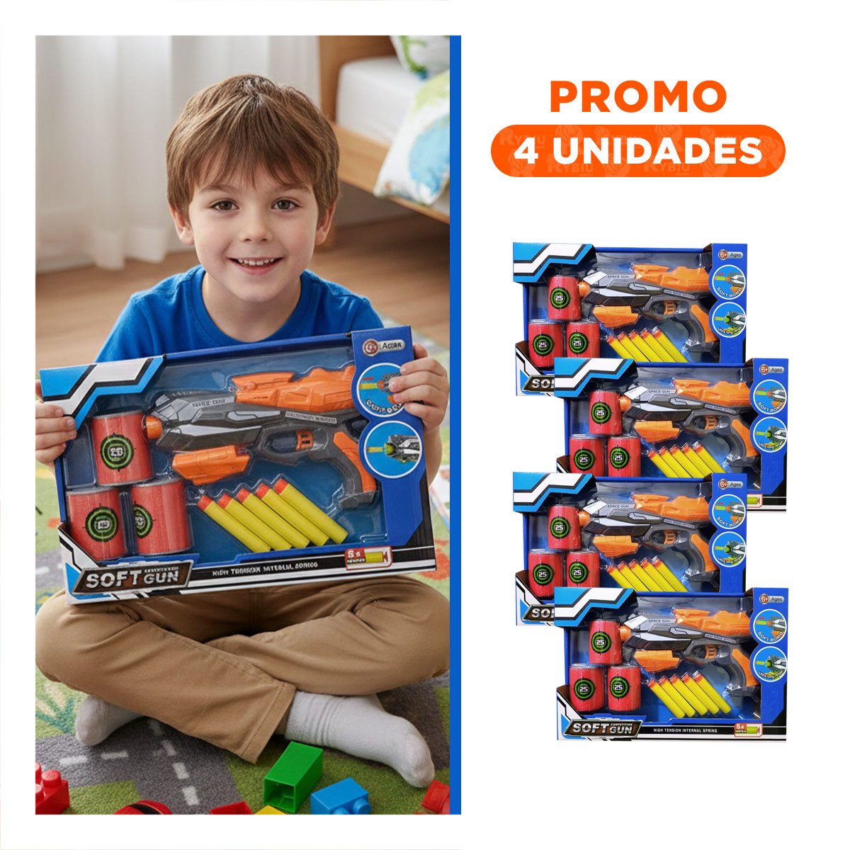 PACK4 VARIEDAD DE DARDOS CON LATAS PARA PRACTICA DE PRECISION MANUAL Y+REGALO STICKER - 1