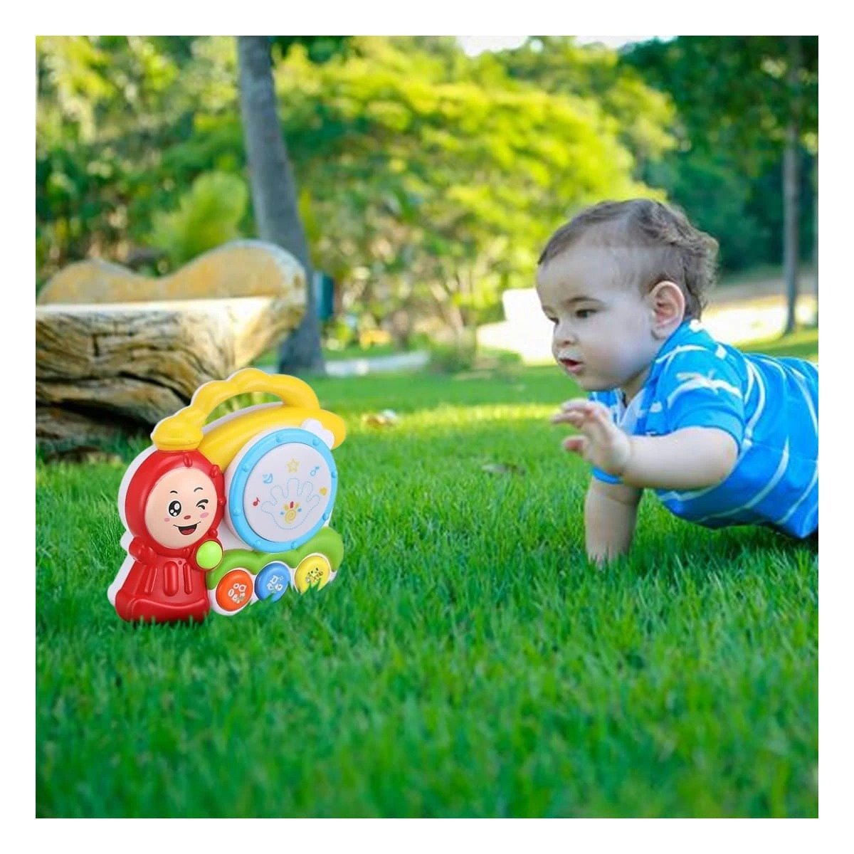 PACK12 SOLUCION MUSICAL TREN CON SONIDO DIVERTIDO PARA JUEGO CREATIVO EN CASA Y+REGALO STICKER - 3