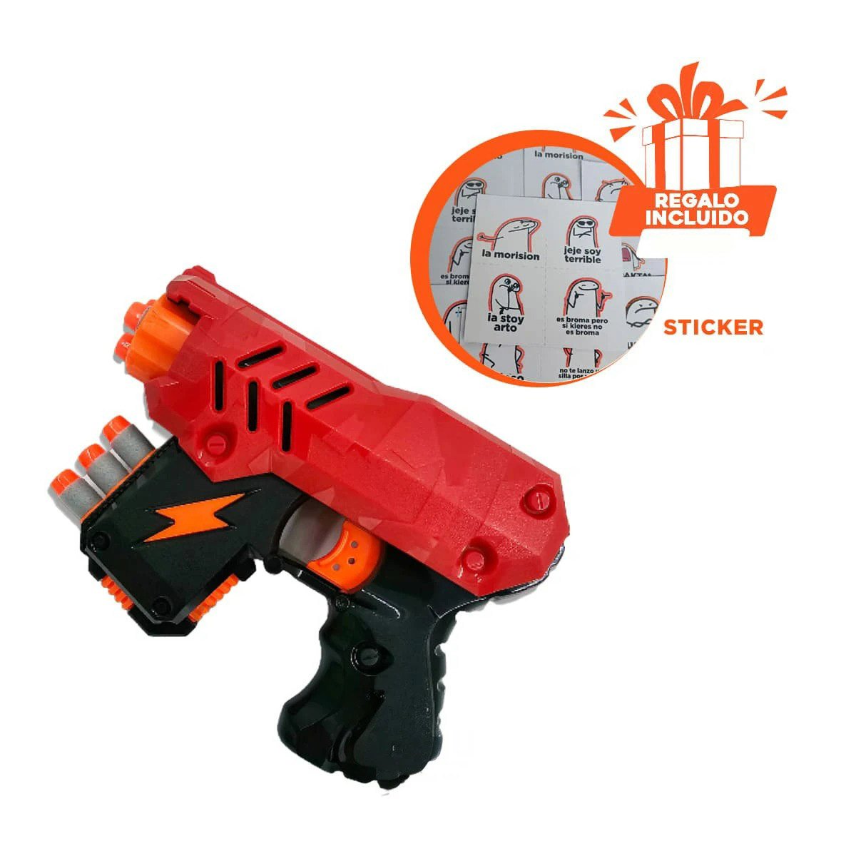 LANZADORES TUMBA LATAS PARA FIESTA DE NIÑOS Y+REGALO STICKER - 1