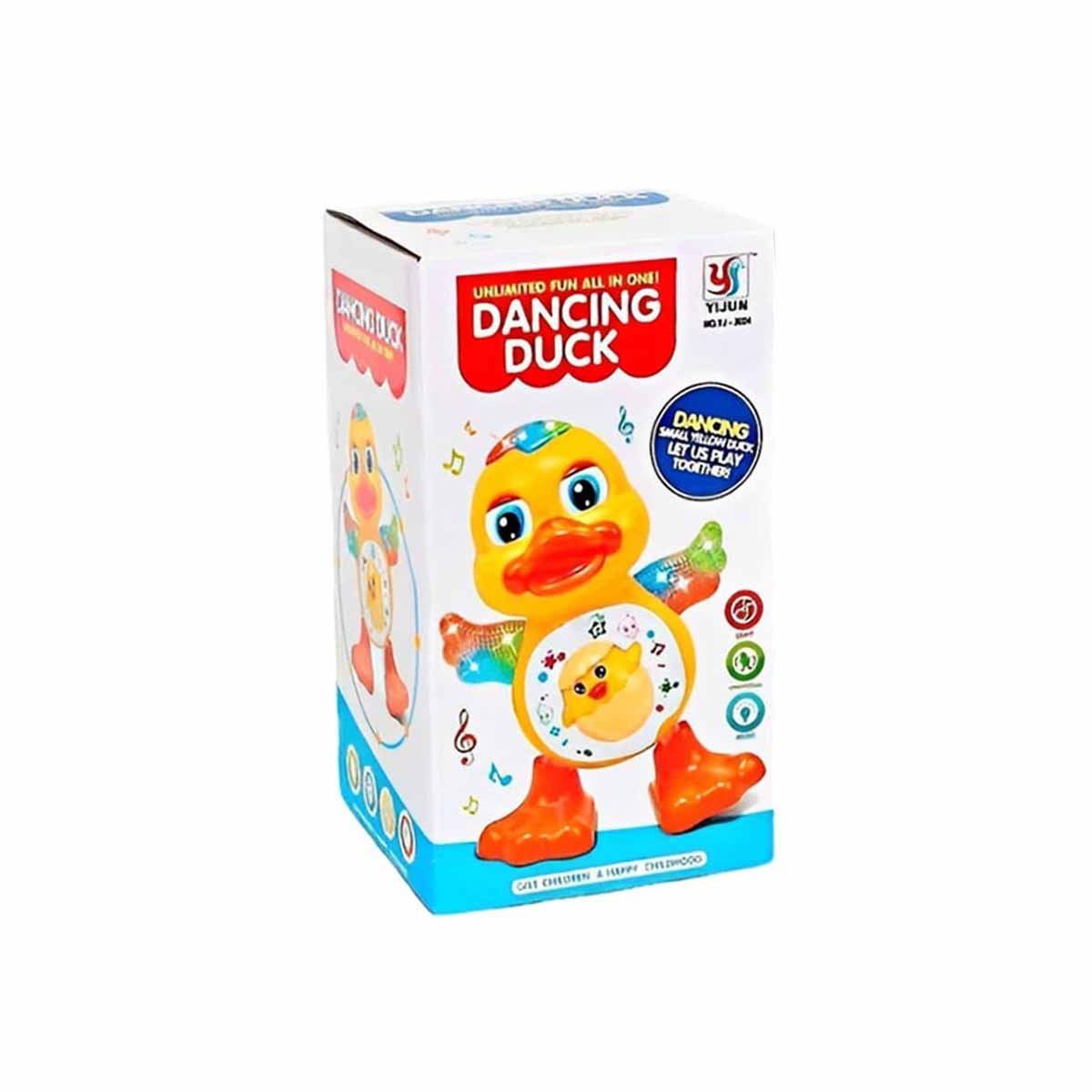 PACK6 UNIDAD PATO INTERACTIVO MUSICAL CON LUCES BRILLANTES PARA CASA Y+REGALO STICKER - 2