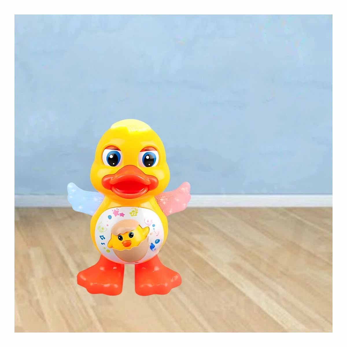 PACK6 COLECCION PATO INTERACTIVO MUSICAL CON LUCES LED MODERNA CASA Y+PAPEL REGALO - 2