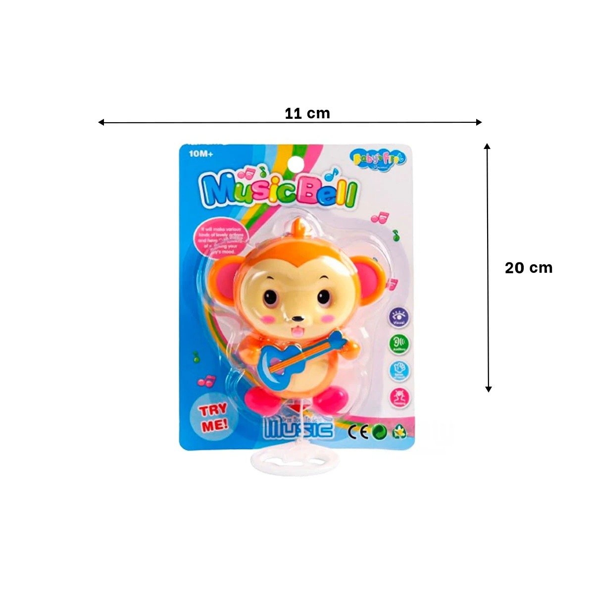 PACK6 CREACION DECORATIVA MUSICAL A CUERDA MARRON CON DISENO CALIDO PARA HOGAR - 4