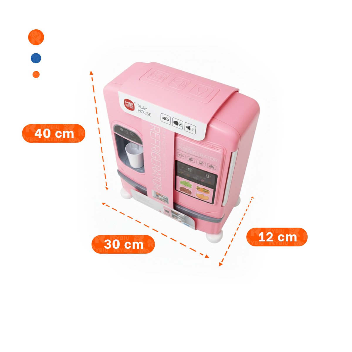 ESTACION DE REFRIGERADOR INFANTIL PARA JUEGO EN CASA CON PRACTICA COTIDIANA Y+REGALO STICKER - 4