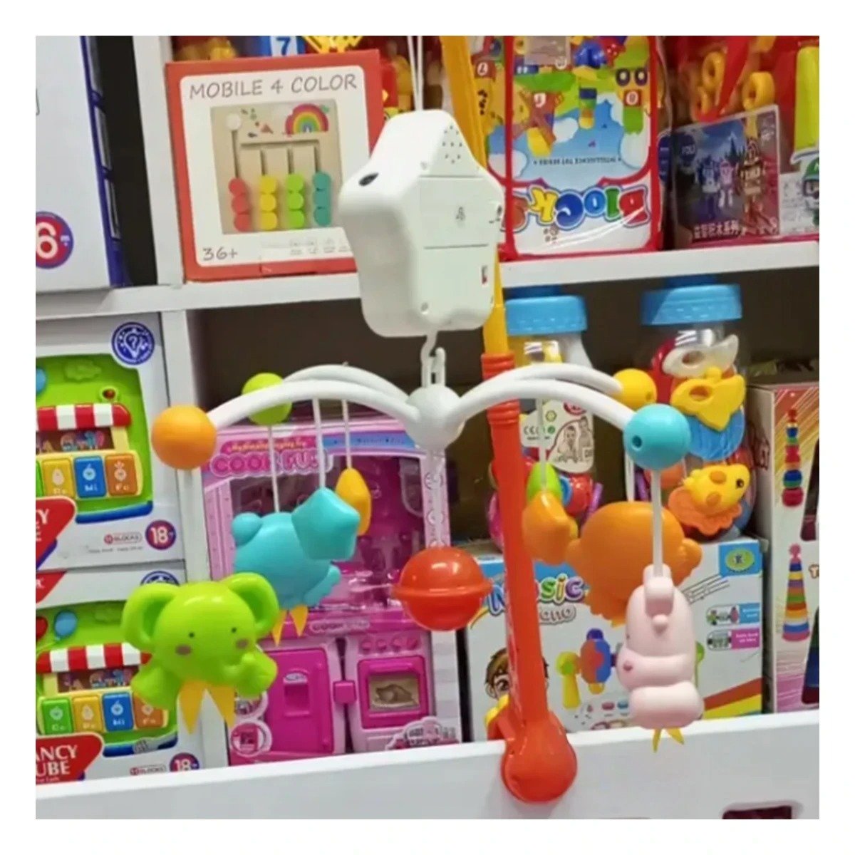 PACK4 EQUIPO CON SONIDOS PARA CUNA DE BEBES Y LUCES RELAJANTES - 5