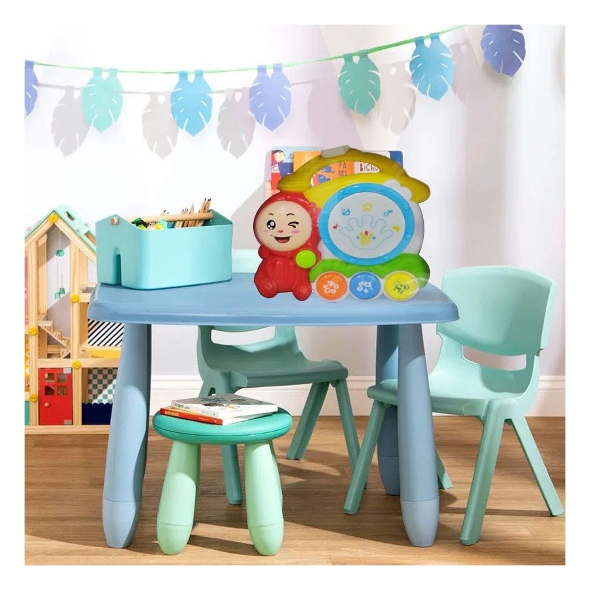 PACK12 OPCION MUSICAL TREN CON SONIDO INTERACTIVO PARA JUEGO CREATIVO EN CASA Y+PAPEL REGALO - 3