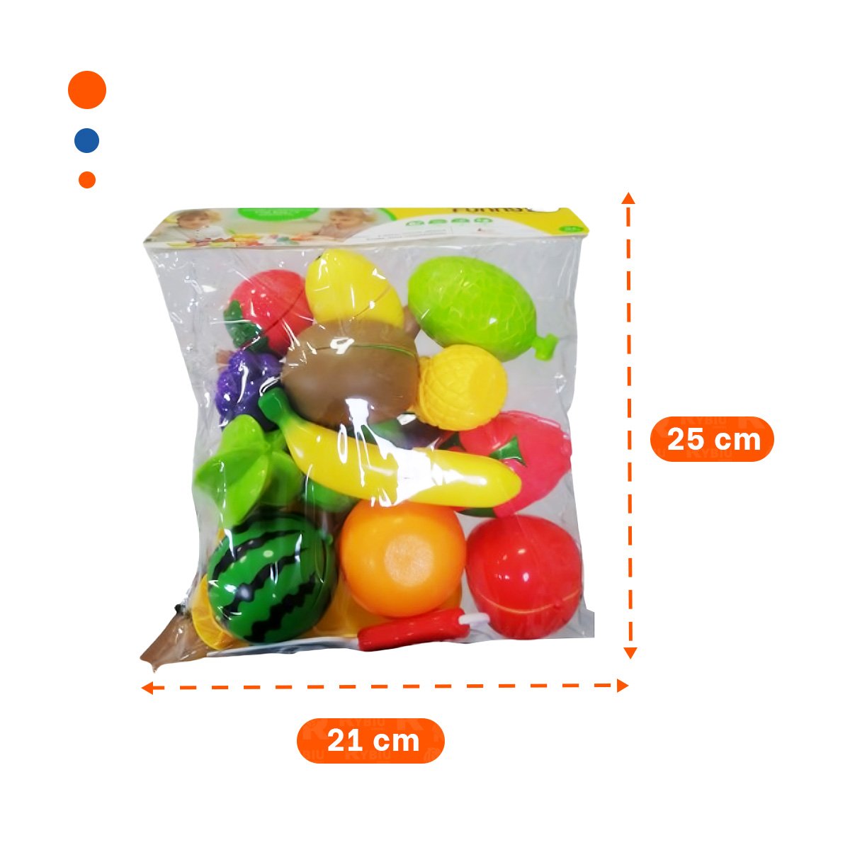 PACK6 PAQUETE DE COCINA DIDACTICO CON VERDURAS PARA CORTAR Y TABLA PARA PICAR Y+PAPEL REGALO - 4