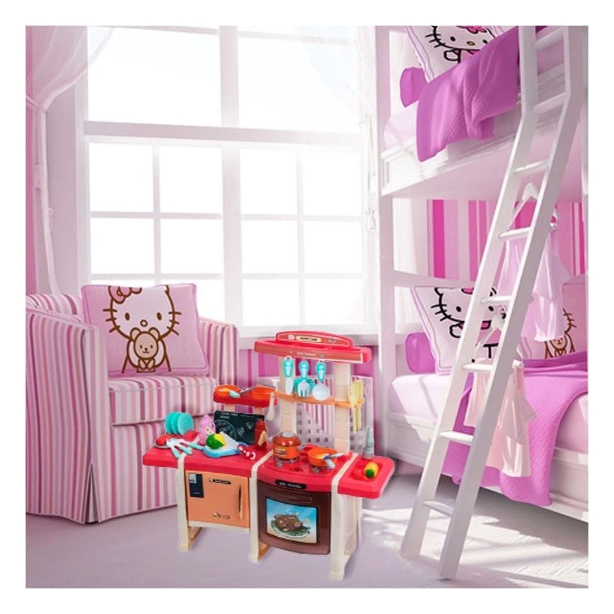 PACK2 AREA INFANTIL DE COCINA CON UTENSILIOS PARA JUEGO DIARIO - 2