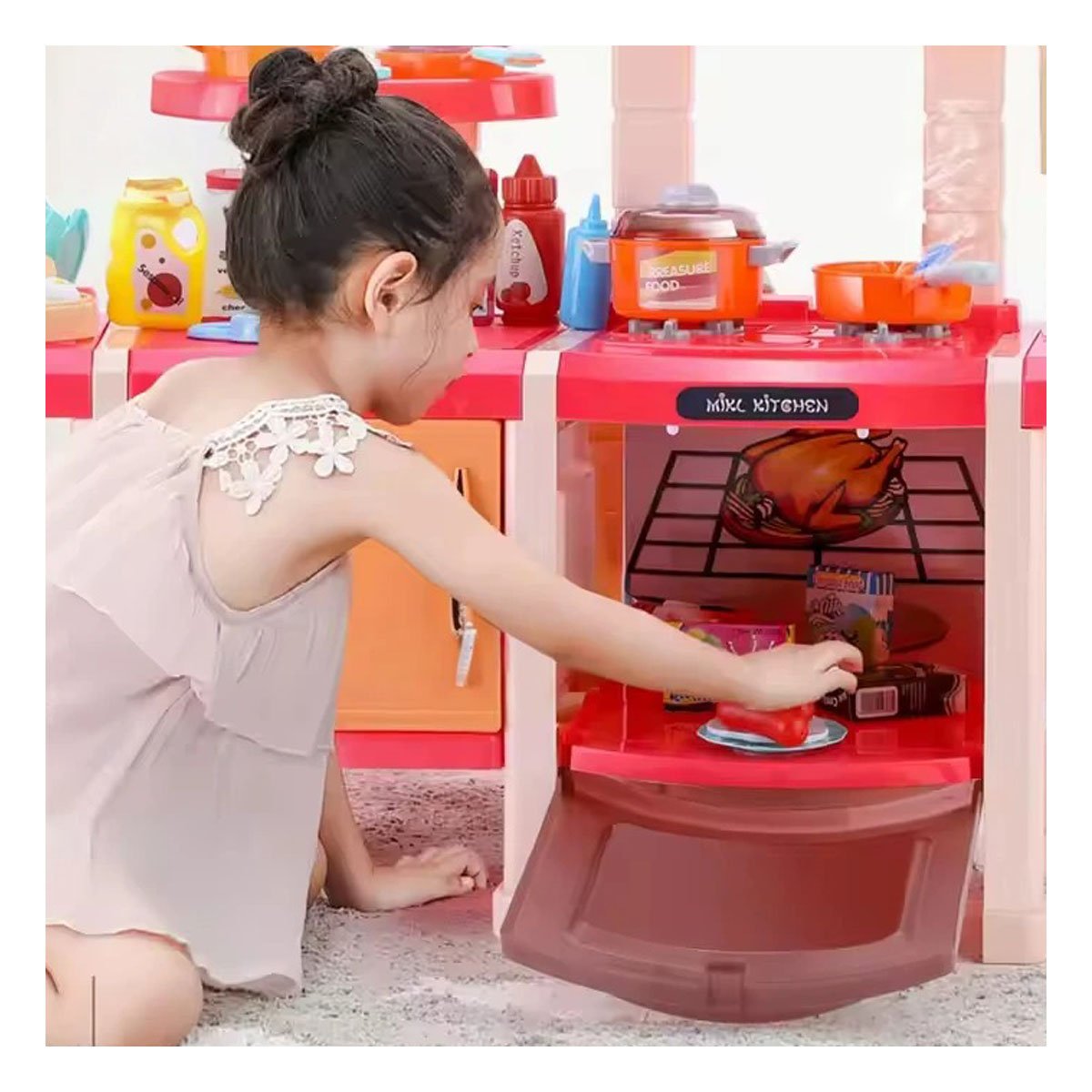 PACK2 AREA INFANTIL DE COCINA CON UTENSILIOS PARA JUEGO DIARIO - 5