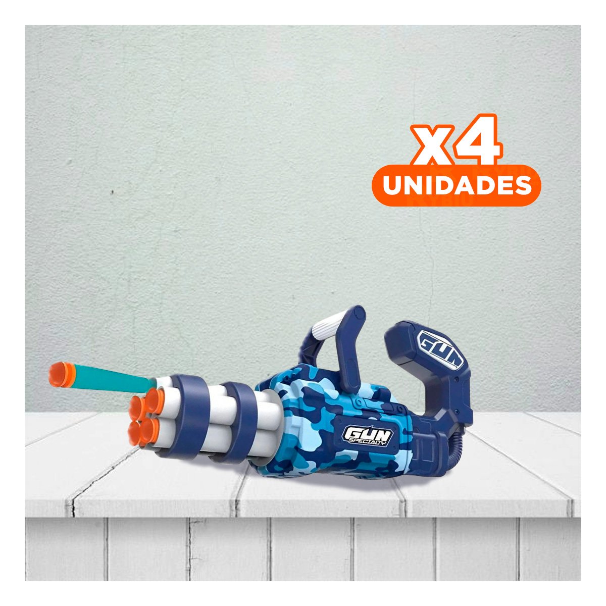 PACK4 SET DE JUEGO LANZA DARDOS AZUL PARA NIÑOS ALEGRE Y COLORIDO - 1