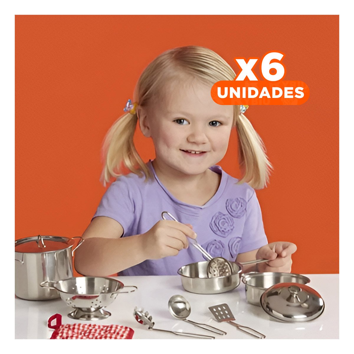 PACK6 COCINA COMPLETA CON ACCESORIOS PARA REGALO Y+REGALO STICKER - 1