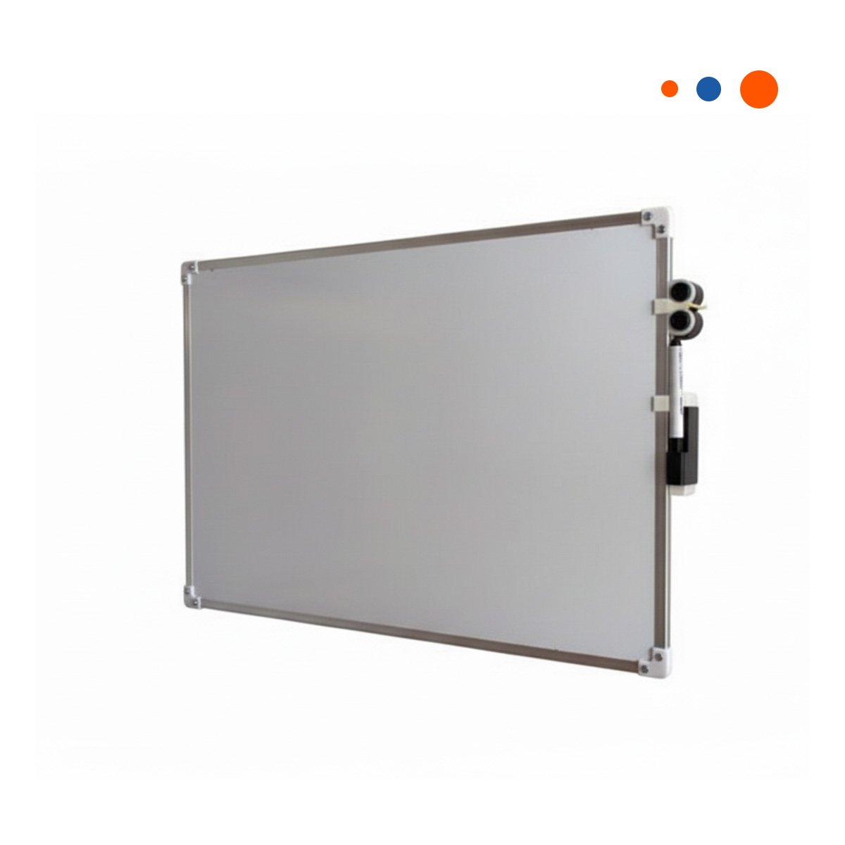 PACK4 PIZARRON BLANCO COMPACTO 25X35CM CON MARCO METAL PARA ESCRITORIO Y+PAPEL REGALO - 3