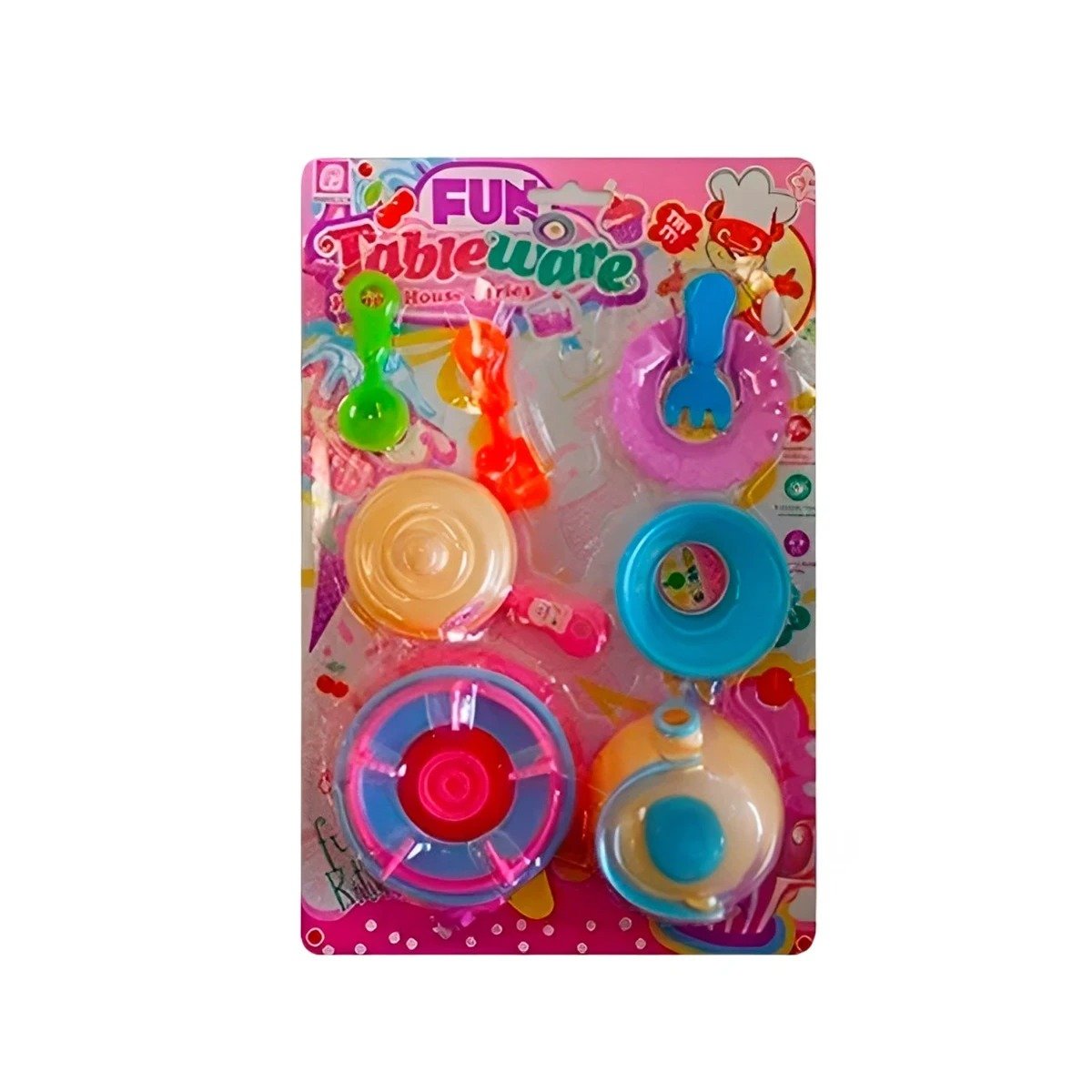 PACK4 SET DIDACTICO CON UTENSILIOS Y TETERA Y+PAPEL REGALO - 3