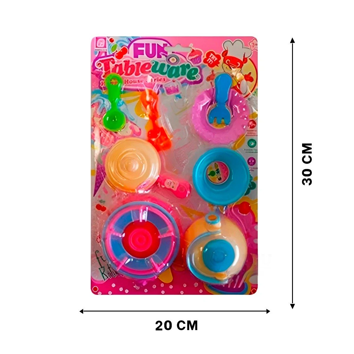 PACK4 SET DIDACTICO CON UTENSILIOS Y TETERA Y+PAPEL REGALO - 4