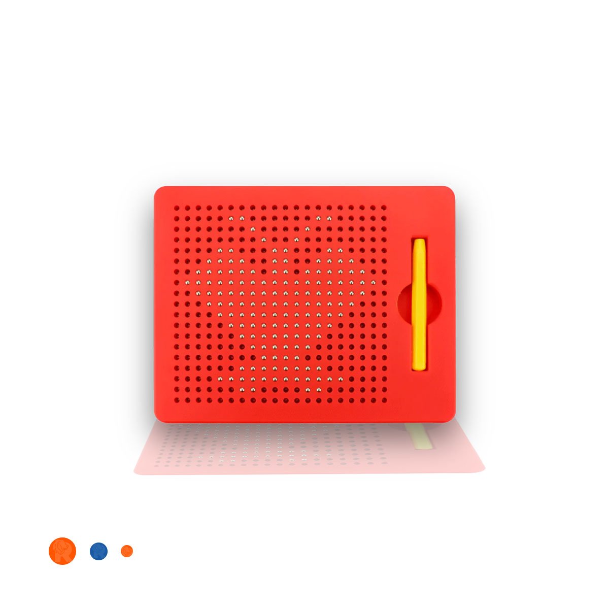 ESPACIO MAGNETICO ROJO PARA OFICINA HOGAR Y ESTUDIO CON DISEÑO SIMPLE YLIGAS REGALO - 3