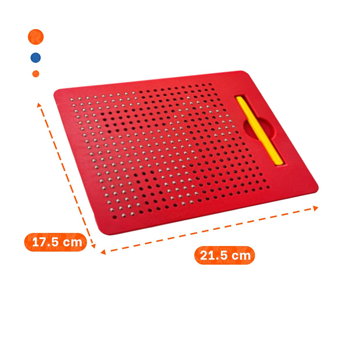 ZONA MAGNETICA ROJA PARA ORGANIZAR RECORDATORIOS EN CASA Y OFICINA Y+REGALO STICKER - 4
