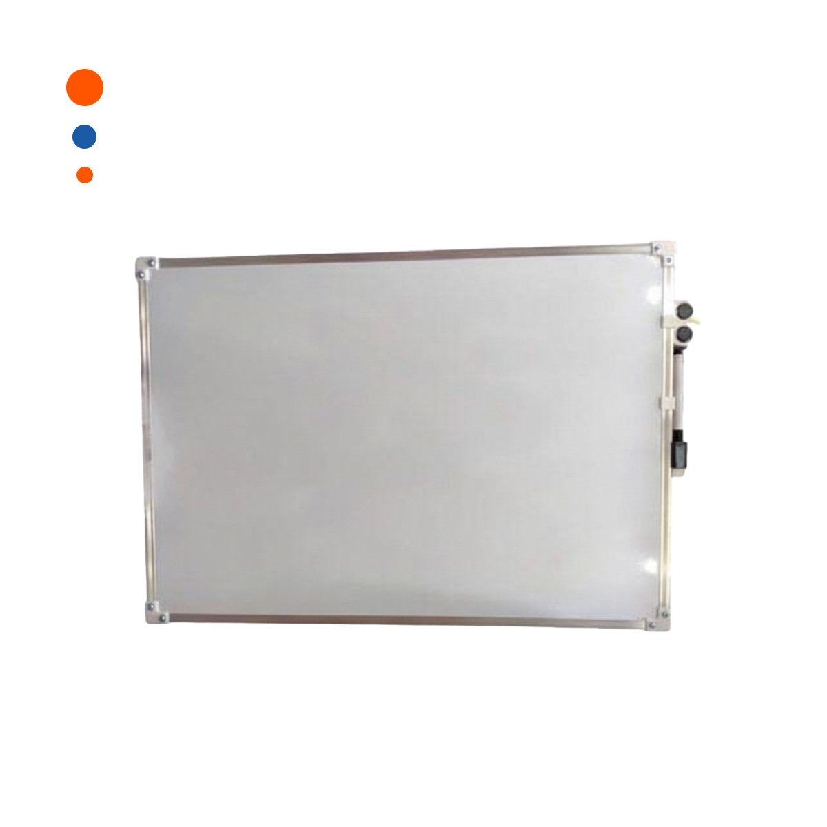 PACK2 LAMINA BLANCA RESISTENTE 25X35CM CON BORDE METAL PARA USO FRECUENTE Y+REGALO STICKER - 2