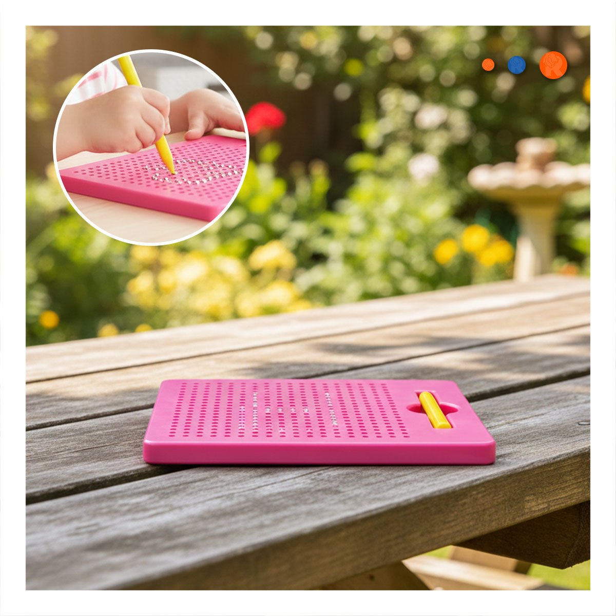 PLANO MAGNETICO ROSADO PARA USO DIARIO EN OFICINA Y AMBIENTES DE CASA Y+POST IT - 2