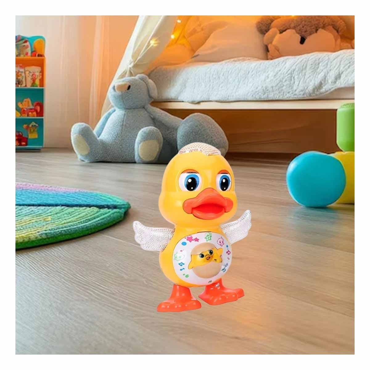 PACK4 ESTILO PATO INTERACTIVO MUSICAL CON LUCES LED MODERNO CASA - 5