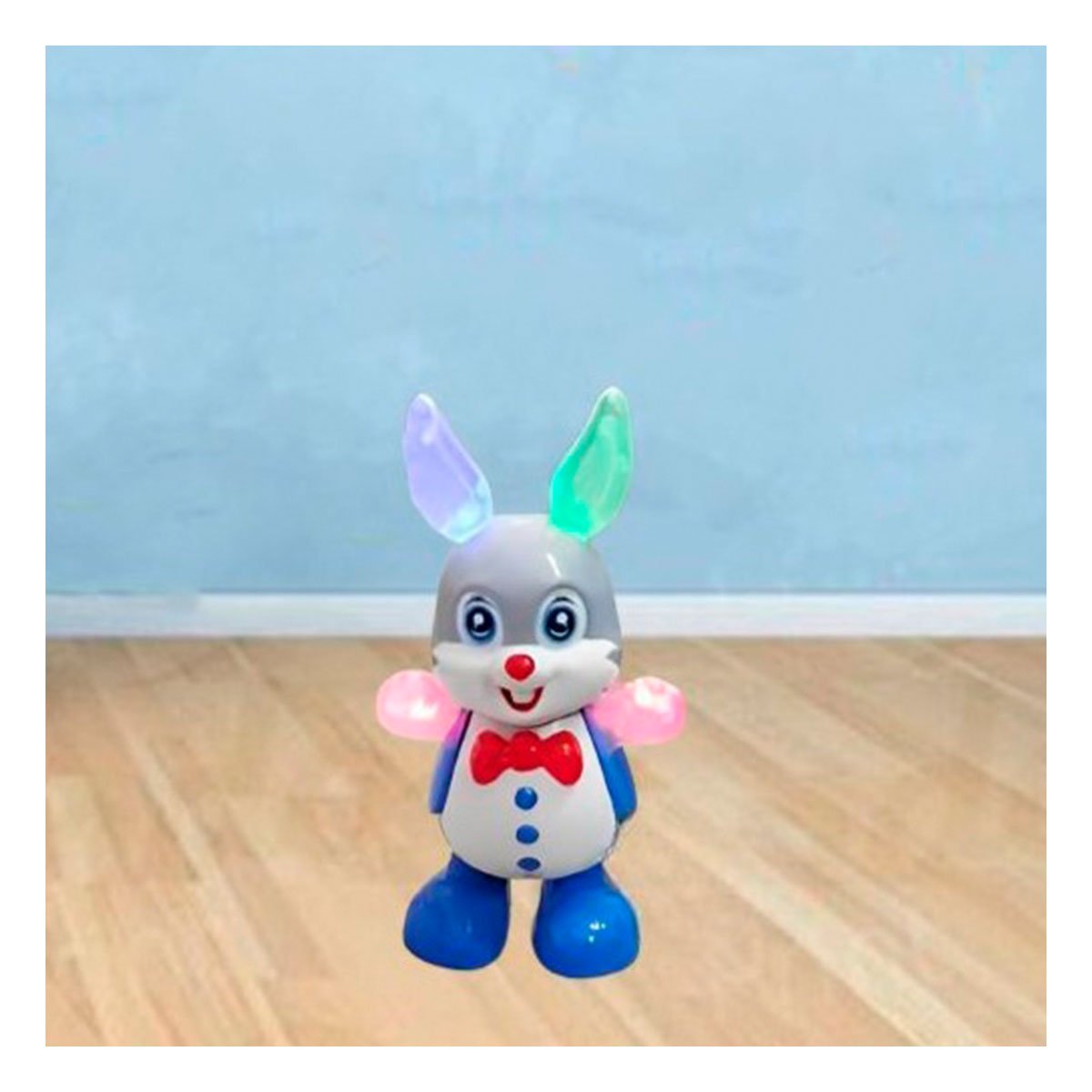 PRODUCTO MUSICAL CONEJO INTERACTIVO CON LUCES LED MOVIMIENTO DIVERTIDO PARA CASA - 1
