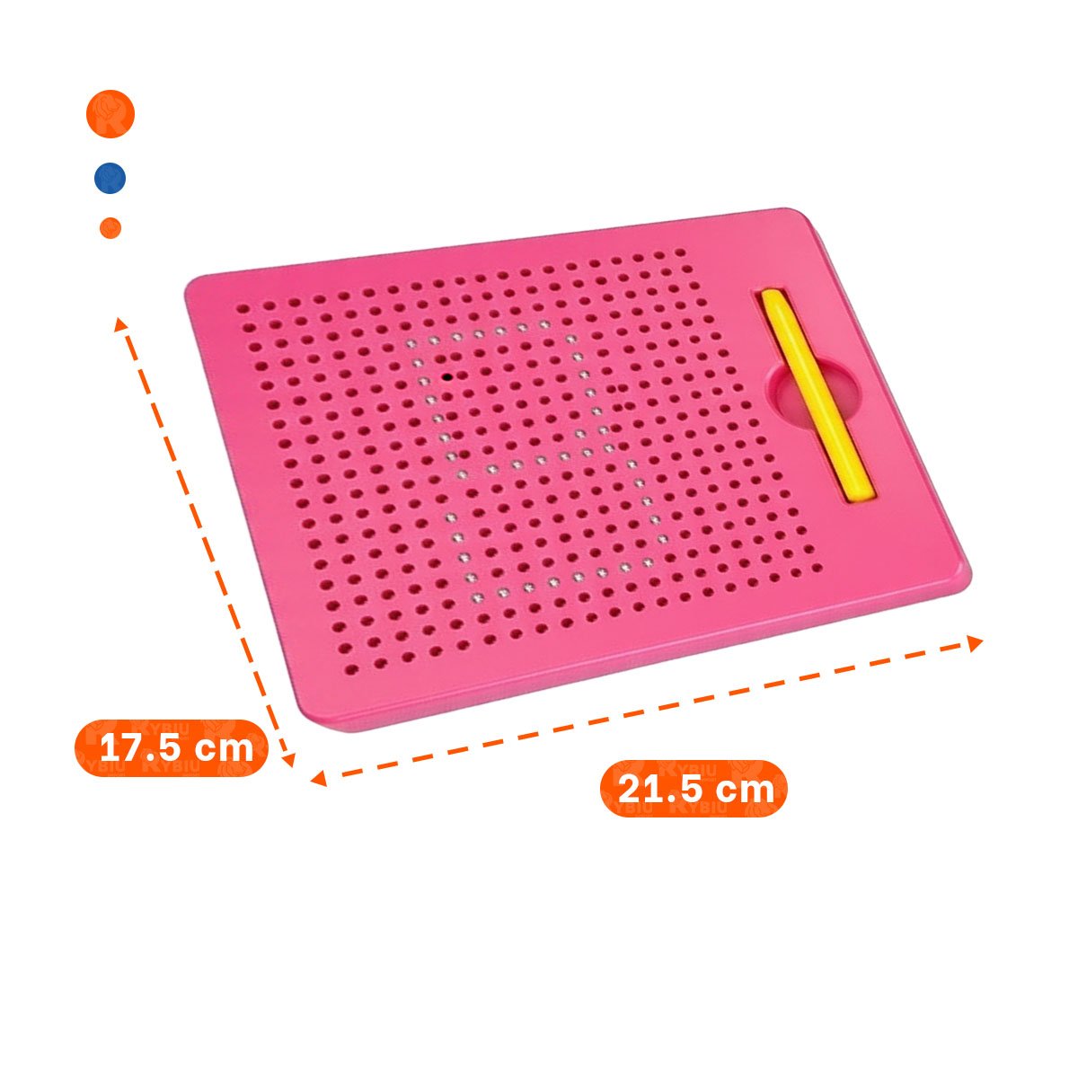 PACK4 ESPACIO VISUAL MAGNETICO ROSADO PARA OFICINA HOGAR Y ESTUDIO - 4