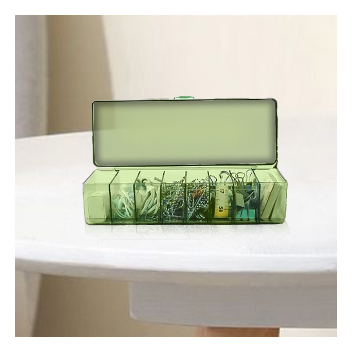PACK4 MODULO ORGANIZADOR PRACTICO PEQUENO 16.5X10X7.5CM PARA MESA DE TRABAJO Y+PAPEL REGALO - 5