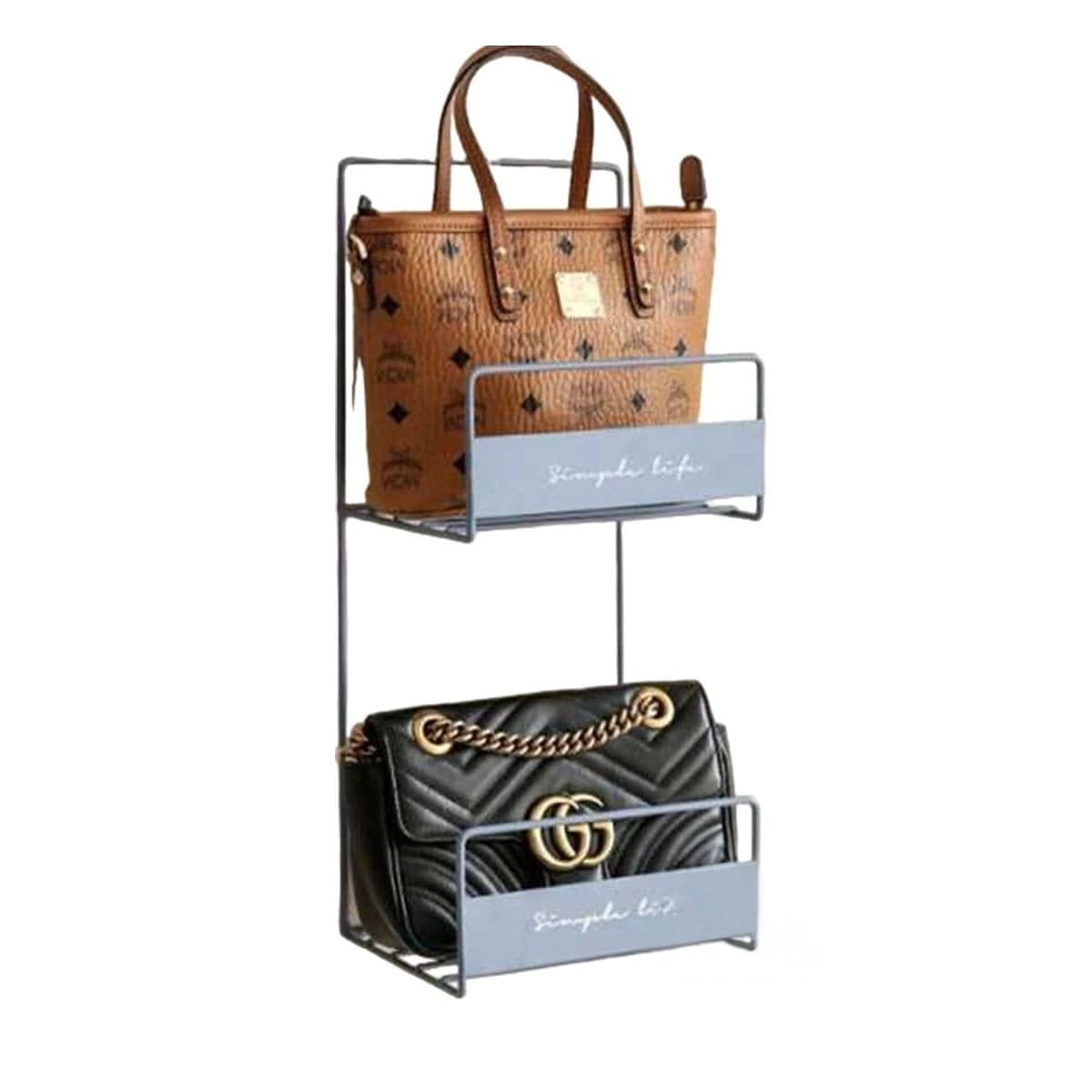 PACK2 MODULO DE CARTERAS AZUL 2 NIVELES 45X17X19CM ESTRUCTURA FIRME PLUS Y+REGALO STICKER - 2