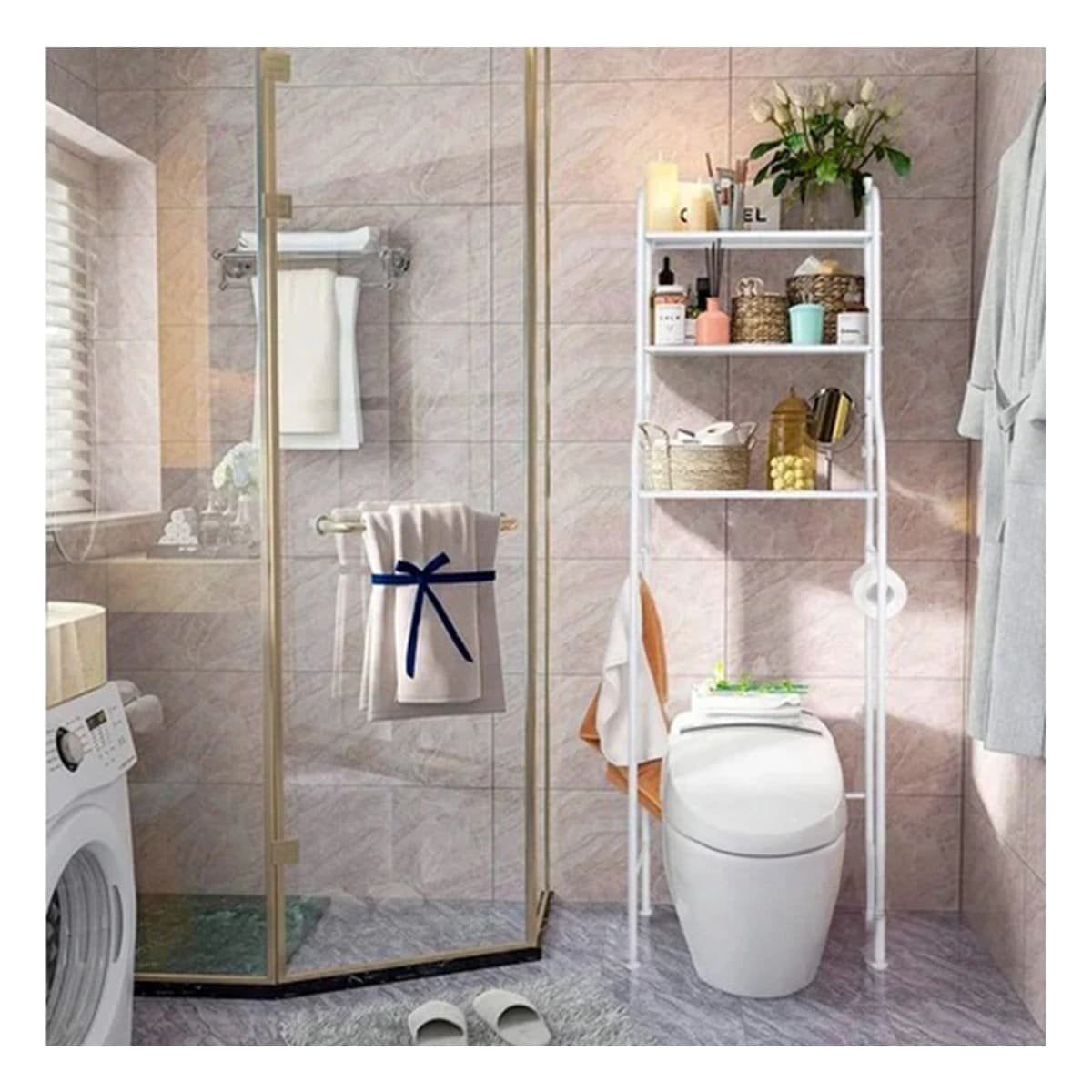 PACK2 ANAQUEL DE PARED CUADRADO BLANCO PARA AMBIENTES DE HOGAR ORDENADOS Y+PAPEL REGALO - 5