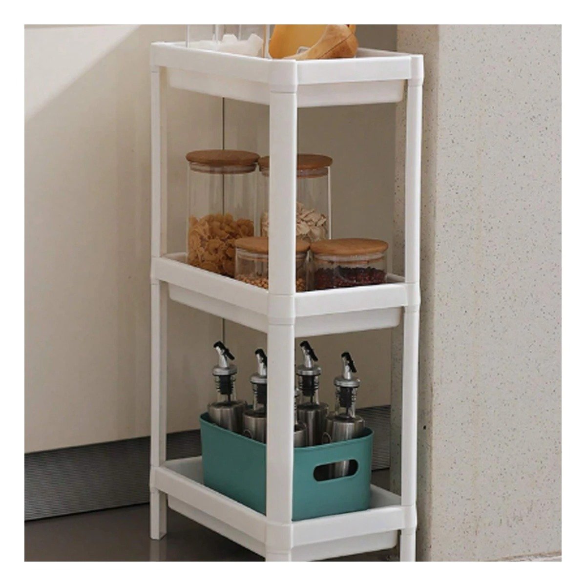 PACK2 SOPORTE VERTICAL 3 NIVELES DE COLOR BLANCO CON ESTRUCTURA FIRME DE LIBROS - 3