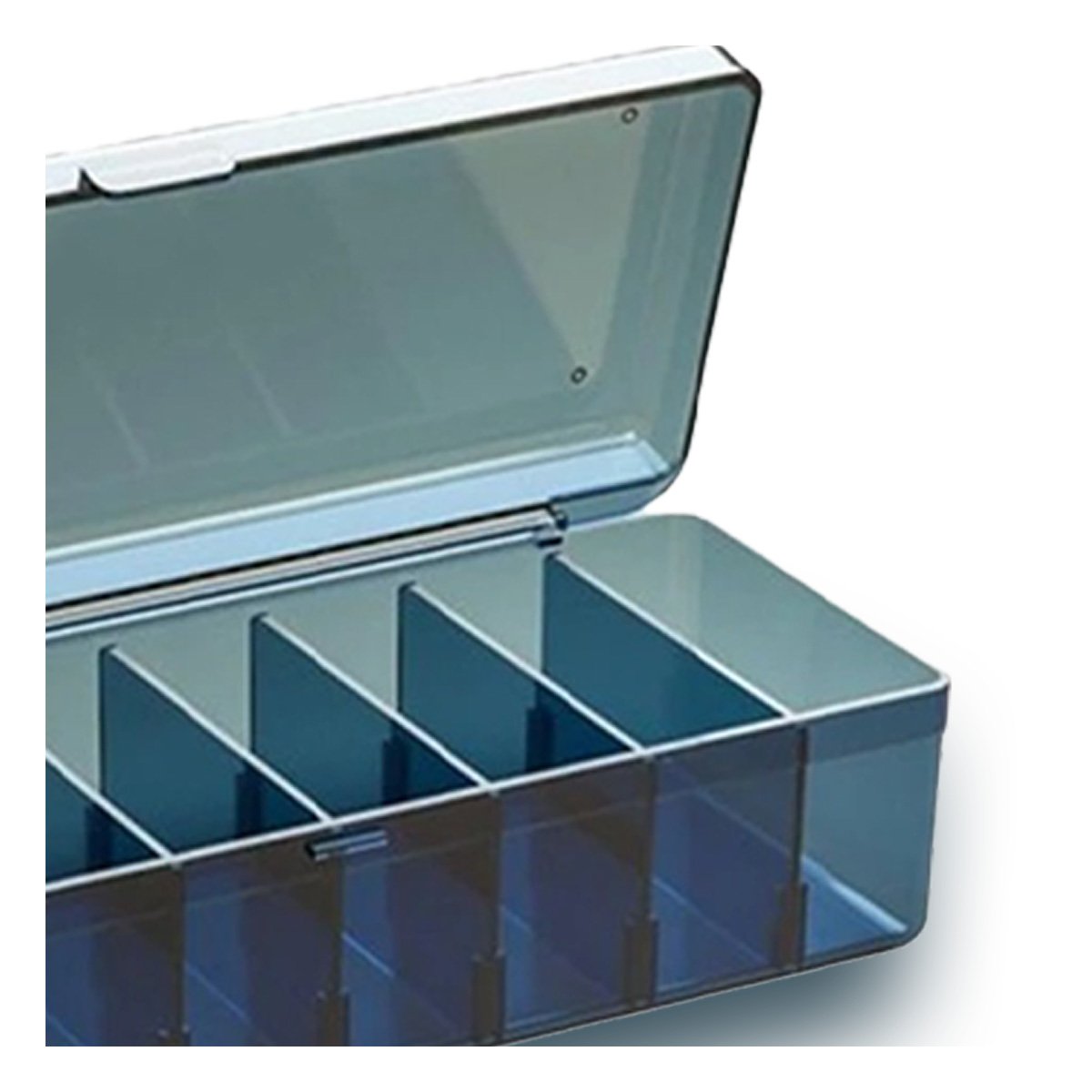 PACK6 ORGANIZADOR PLASTICO MULTIUSO COMPACTO 16.5X10X7.5CM PARA HOGAR AZUL Y+REGALO STICKER - 2
