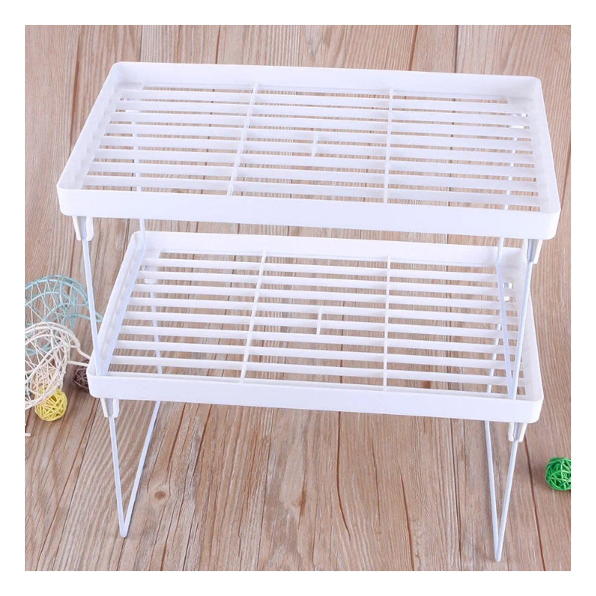 PACK4 EQUIPO DE ESTANTE 31X16X20 CM BLANCO CON BASE DE SEGURIDAD DE CARGA Y+REGALO STICKER - 3