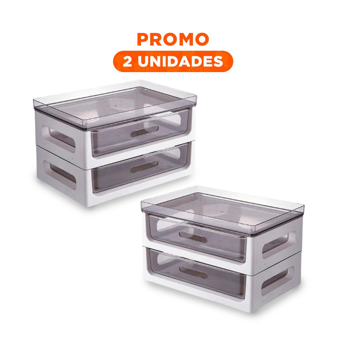 PACK2 MODULO MULTIFUNCIONAL DE 2 NIVELES PARA TE Y TAZAS USO DIARIO 39.5X27X23.5CM - 1