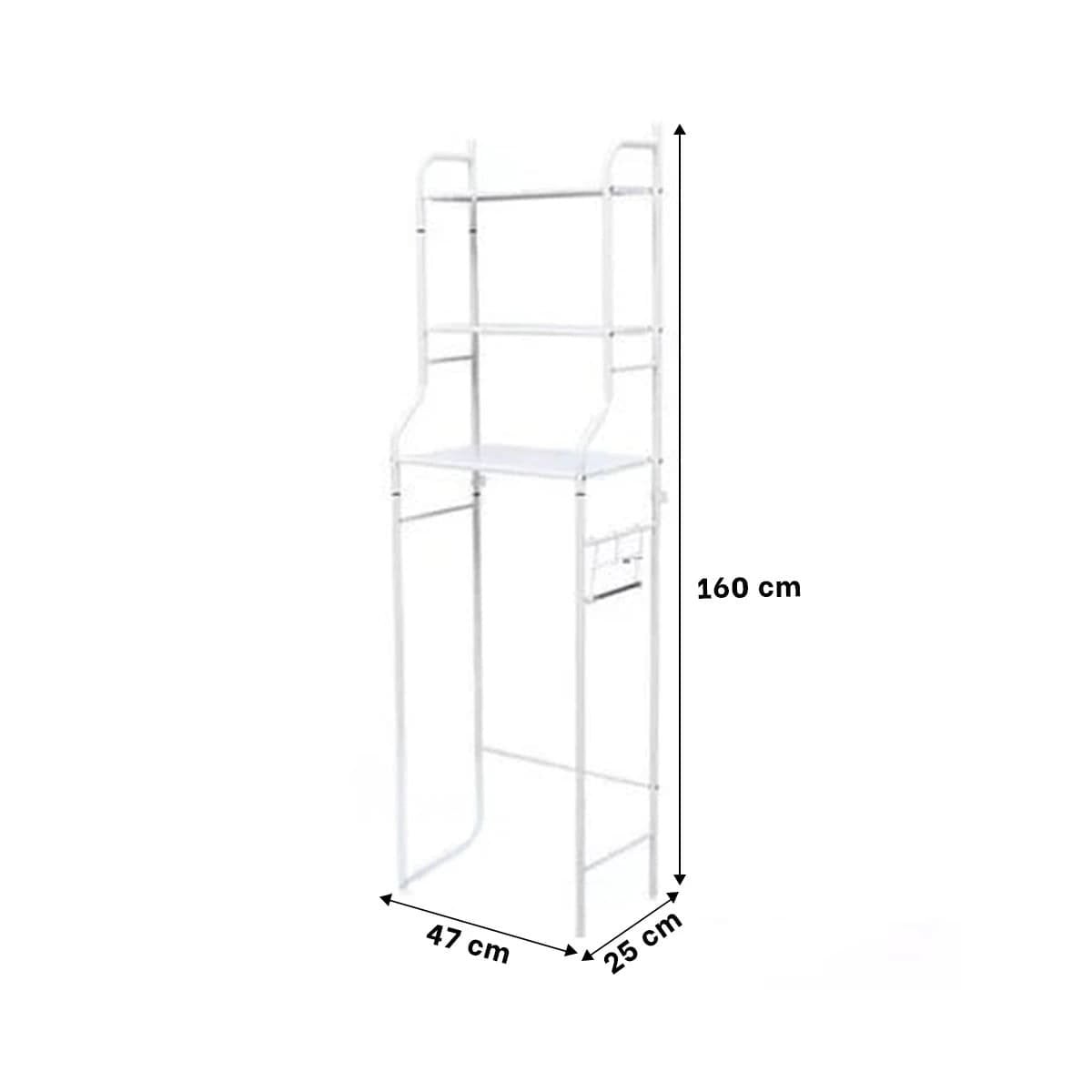 PACK2 REPISA DE PARED CUADRADA BLANCA PARA USO PRACTICO EN EL HOGAR - 4