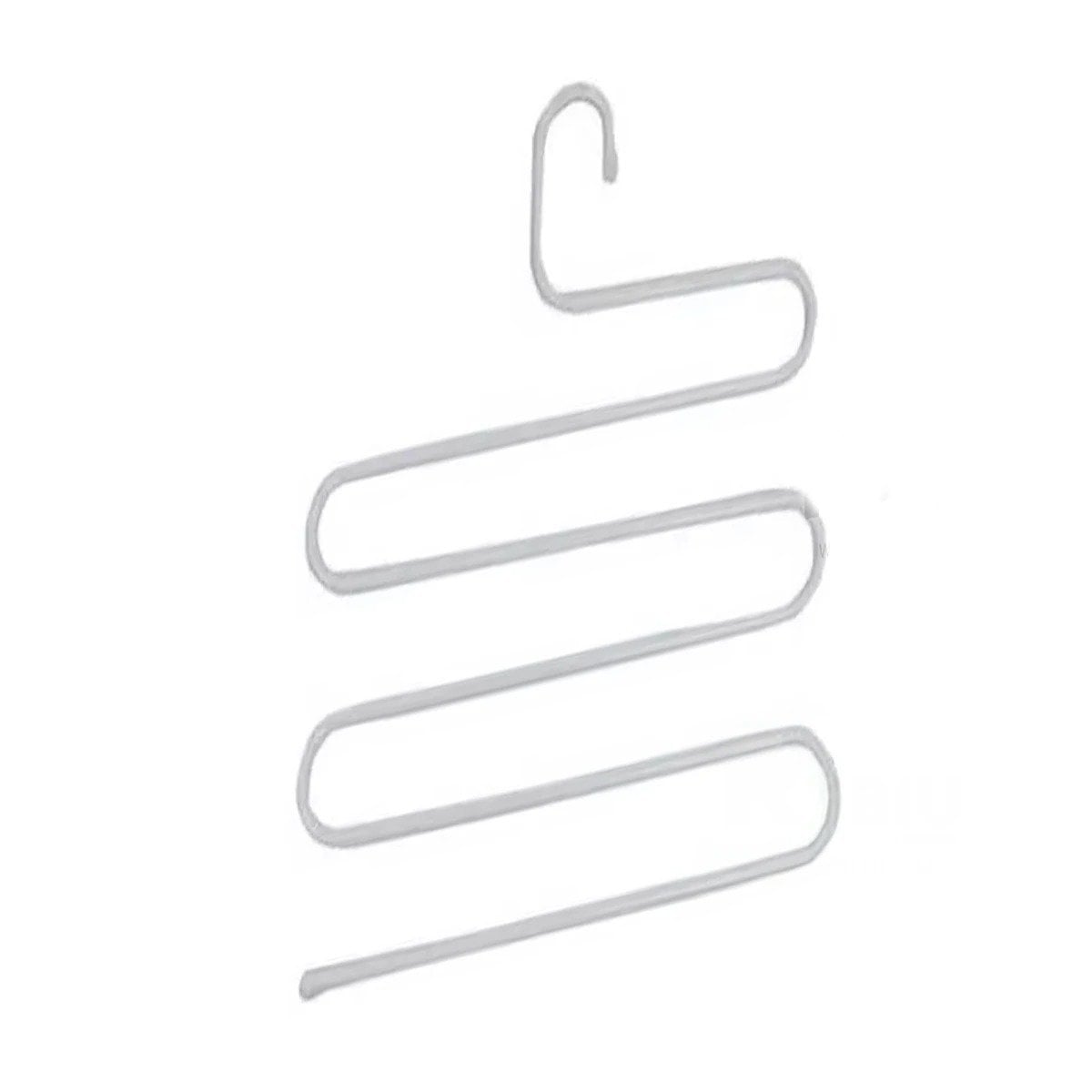 SOPORTE MULTIFUNCIONAL TIPO S ORGANIZADOR VERTICAL PARA ROPA BLANCO PRO Y+PAPEL REGALO - 1