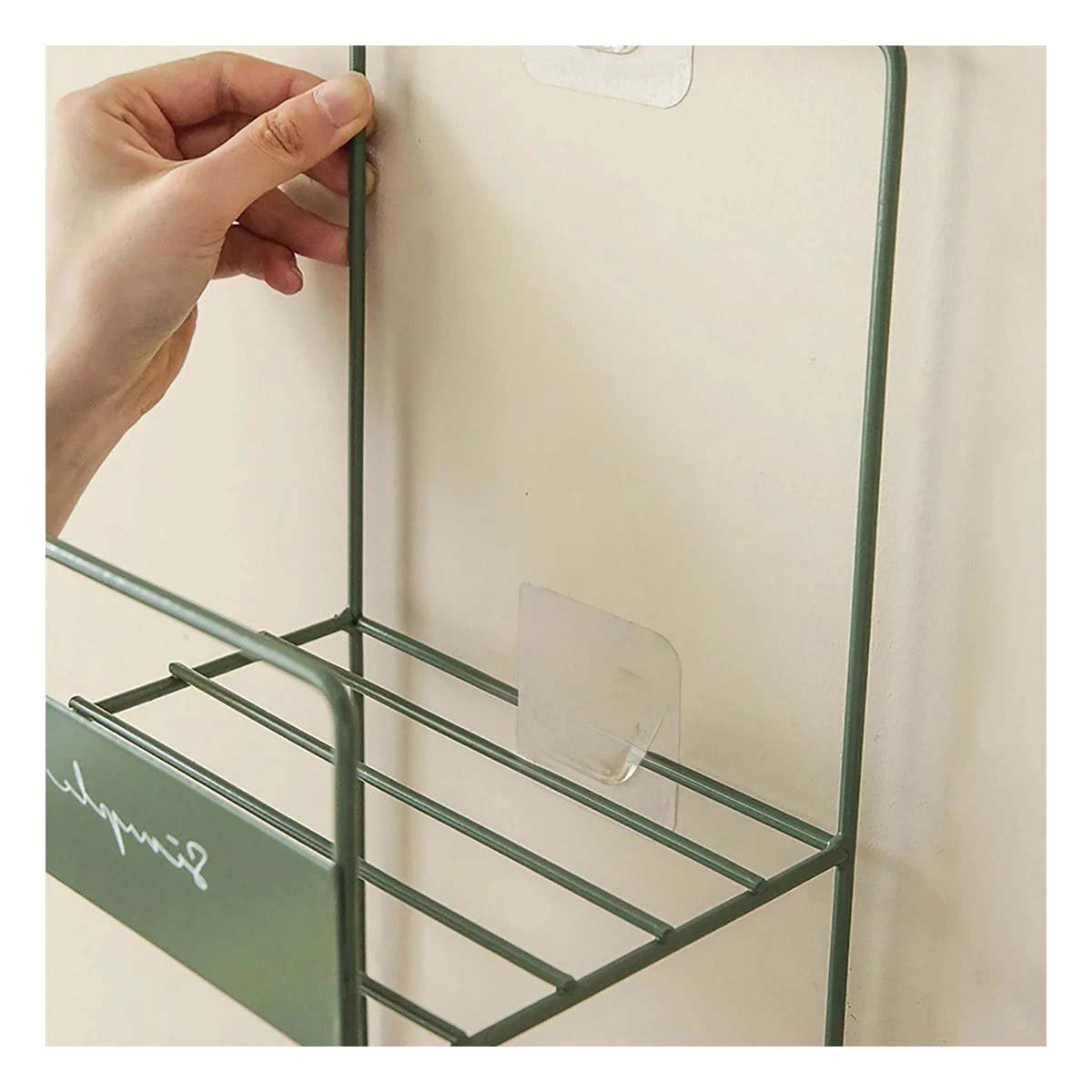 PACK12 ESTRUCTURA DOBLE NIVEL PARA CARTERAS VERDE 45X17X19CM USO DIARIO PLUS Y+PAPEL REGALO - 5
