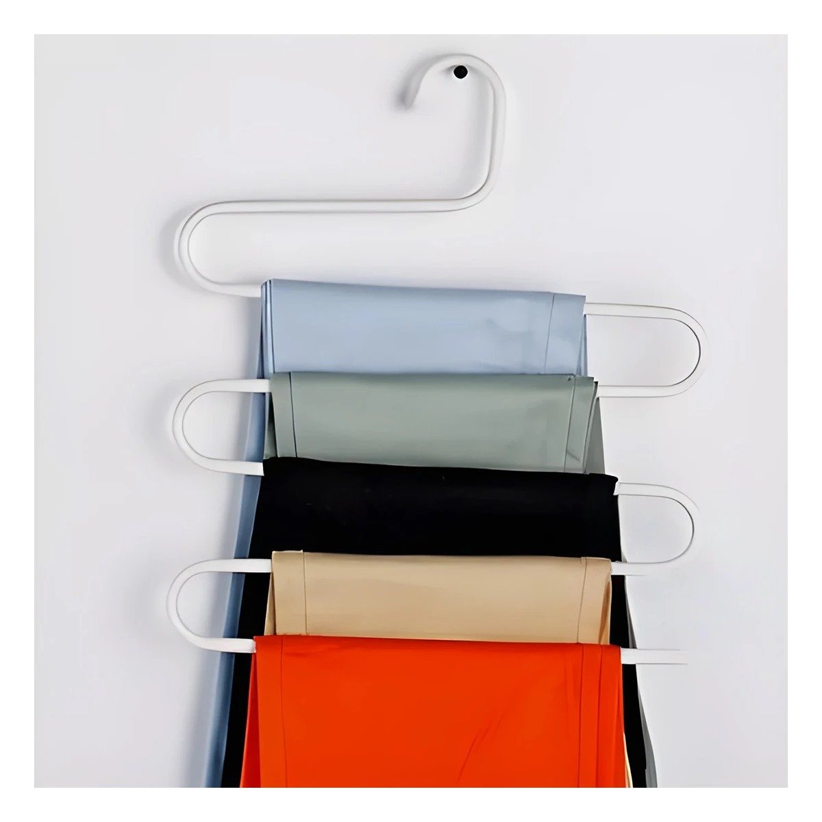 PACK4 MODULO MULTIFUNCIONAL TIPO S PARA ROPA PLASTICO BLANCO HOGAR PLUS - 2