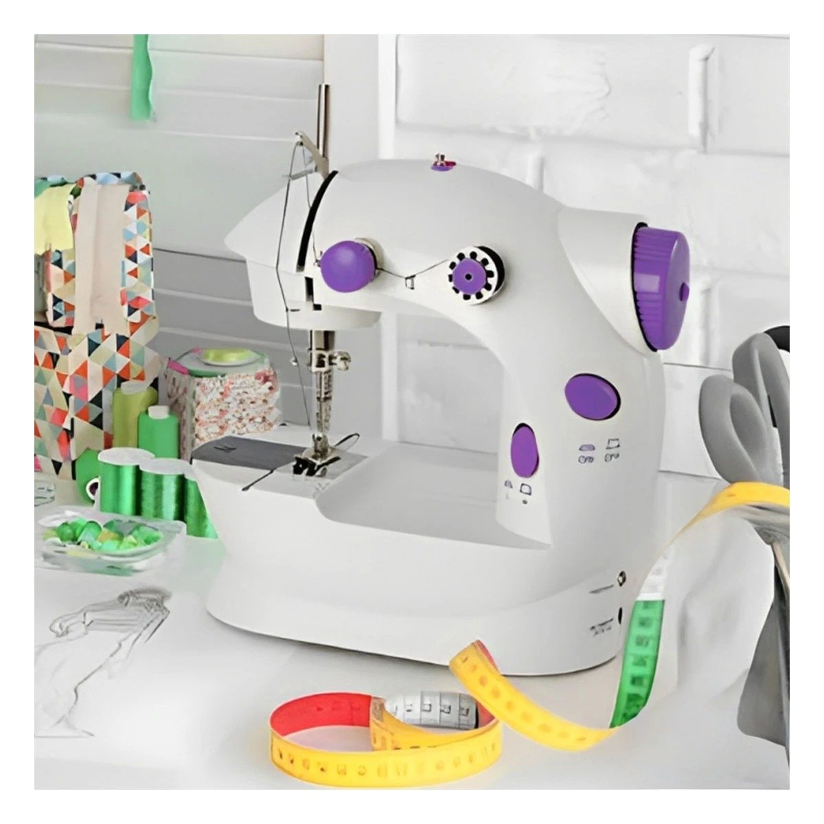 PACK6 PRODUCTO DE COSER PARA TAREAS DE COSTURA EN CASA Y MANUALIDADES Y+PAPEL REGALO - 5