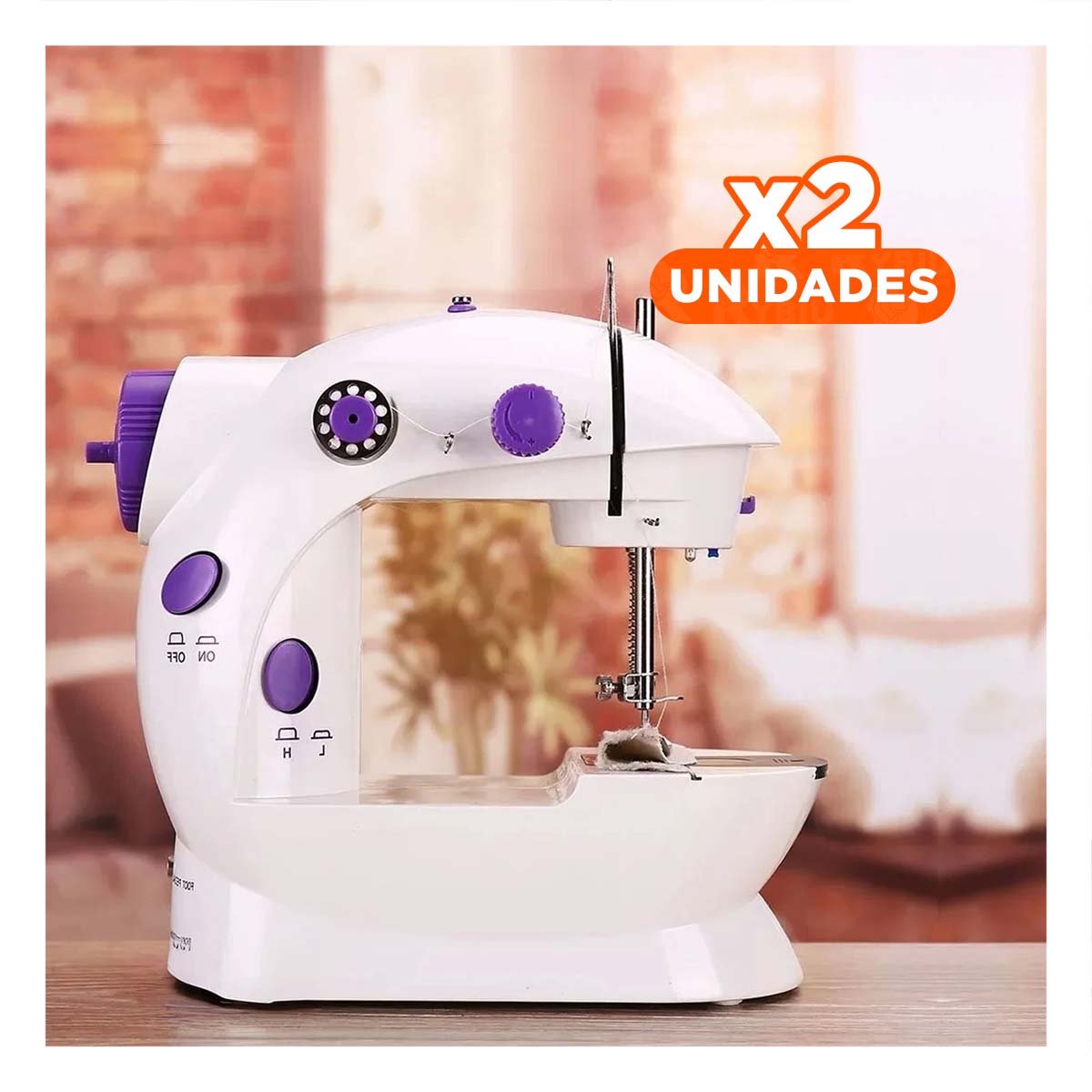 PACK2 EQUIPO DOMESTICO DE COSER PARA ARREGLOS DE ROPA Y COSTURA DIARIA Y+REGALO STICKER - 1