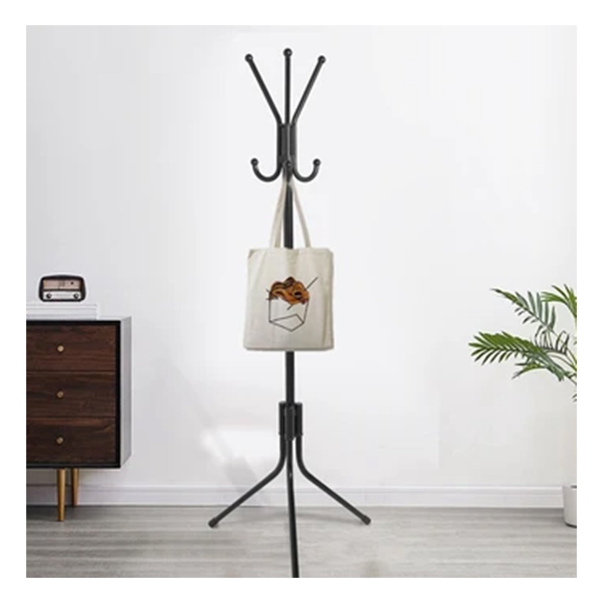 PACK2 COLGADOR MULTIUSO 175X45CM PARA ROPA Y ACCESORIOS EN HOGAR NEGRO Y+REGALO STICKER - 3