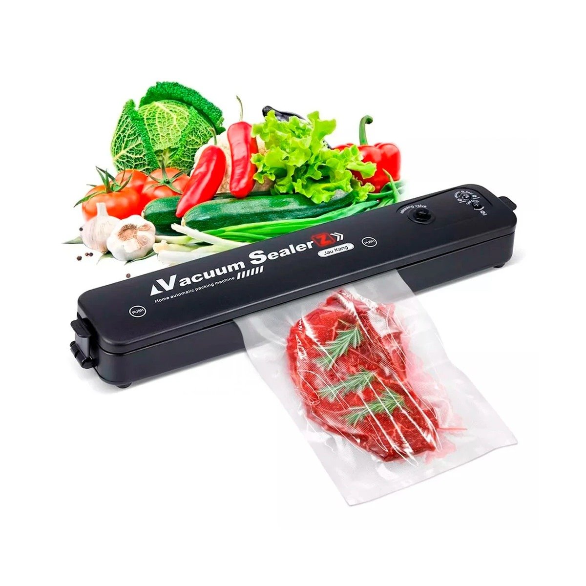 PACK2 CLIP SELLADOR PRACTICO PARA GUARDAR ALIMENTOS O PAQUETES NEGRO Y+REGALO STICKER - 2